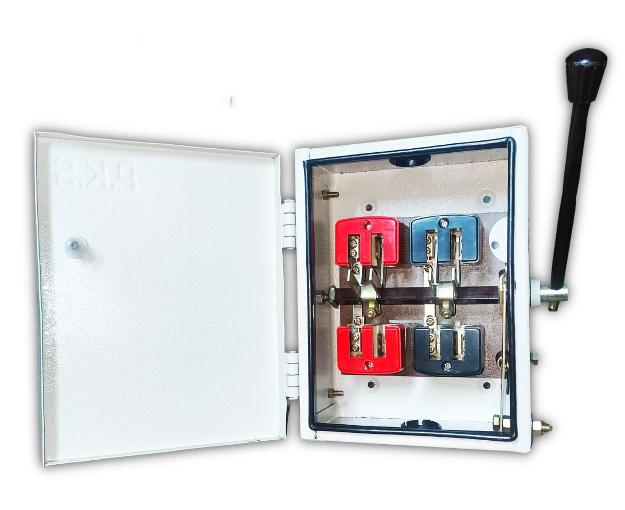 p.k.s. 63 amp 240v changeover electric switch box p.k.s. 63 amp 240v changeover electric switch box